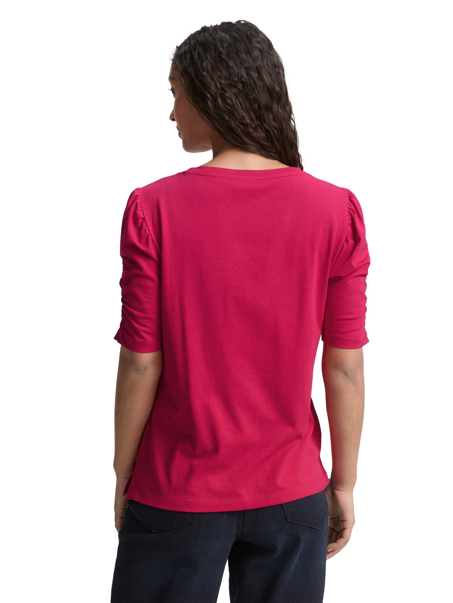 T-shirt gathered sleeve - 1047066