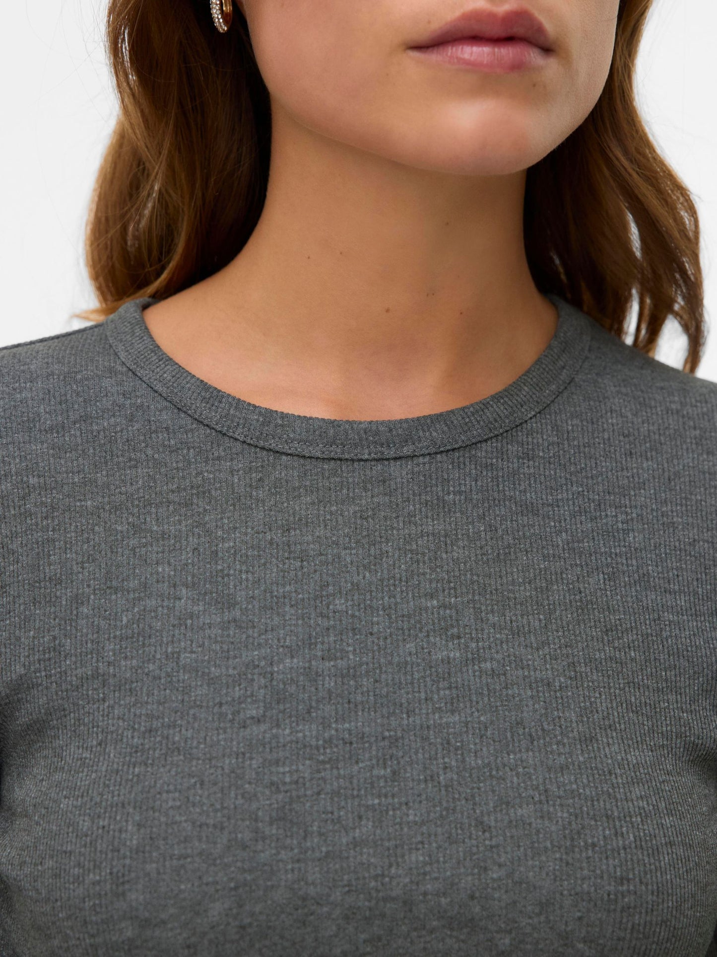 AWIRWINA LS O-NECK TOP NOOS - 10300893