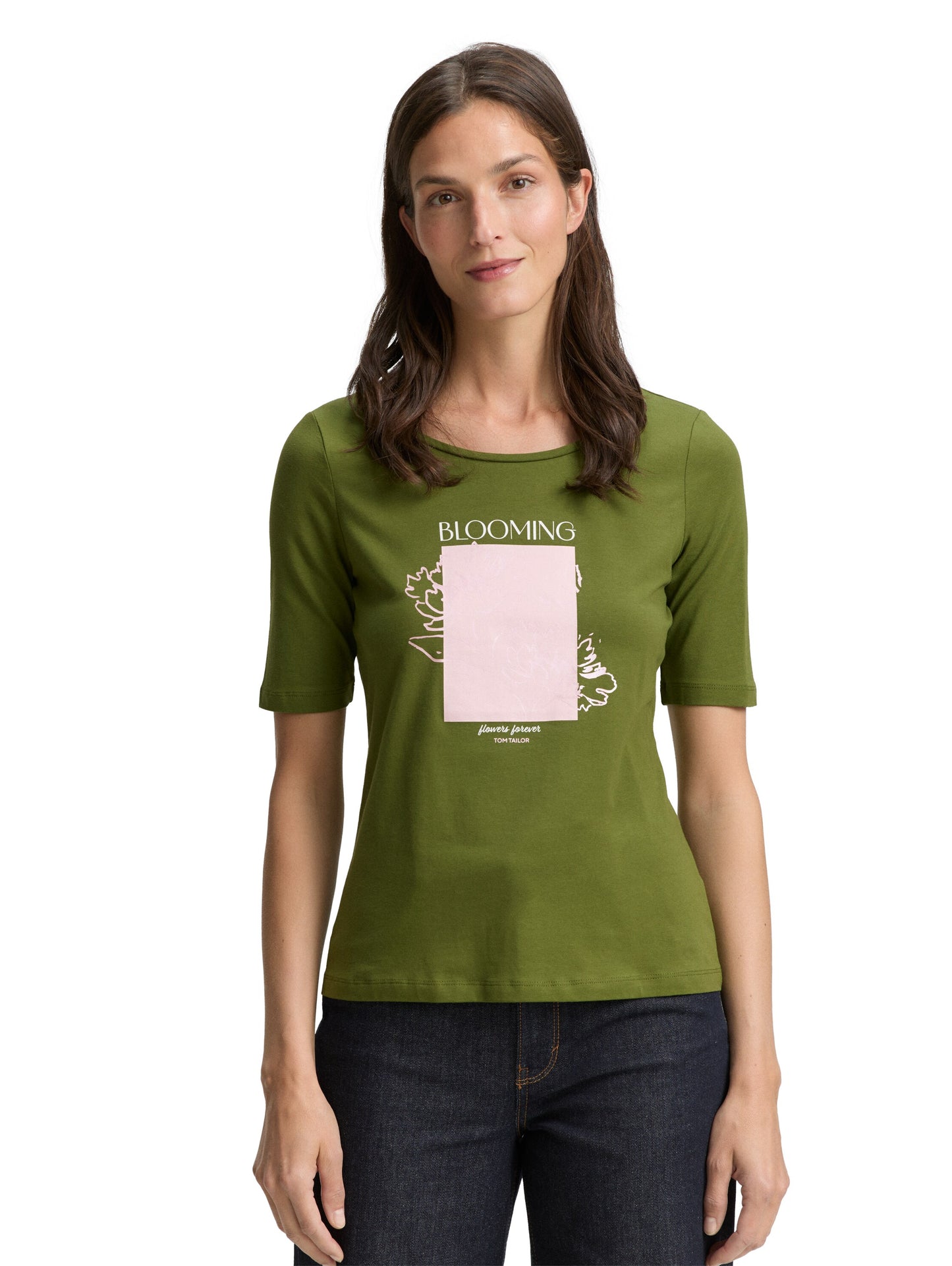 T-shirt basic with print - 1047062