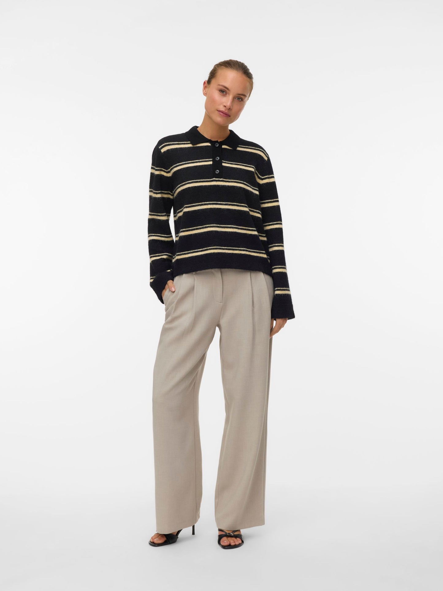 AWTACEY LS POLO KNIT - 10334366