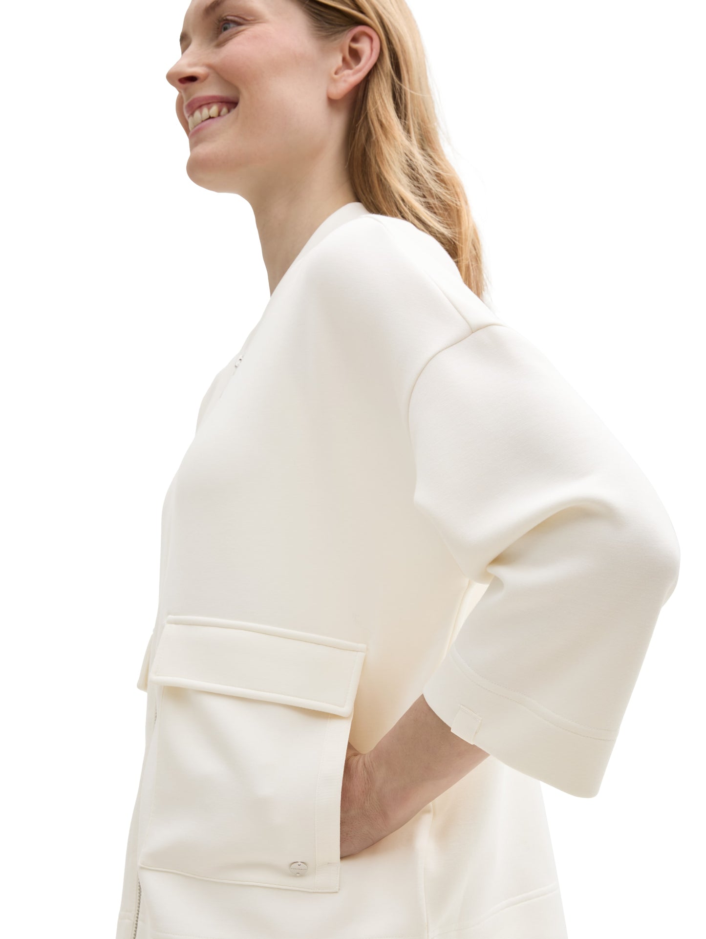 Sweatjacket with cargo pockets - 1045524