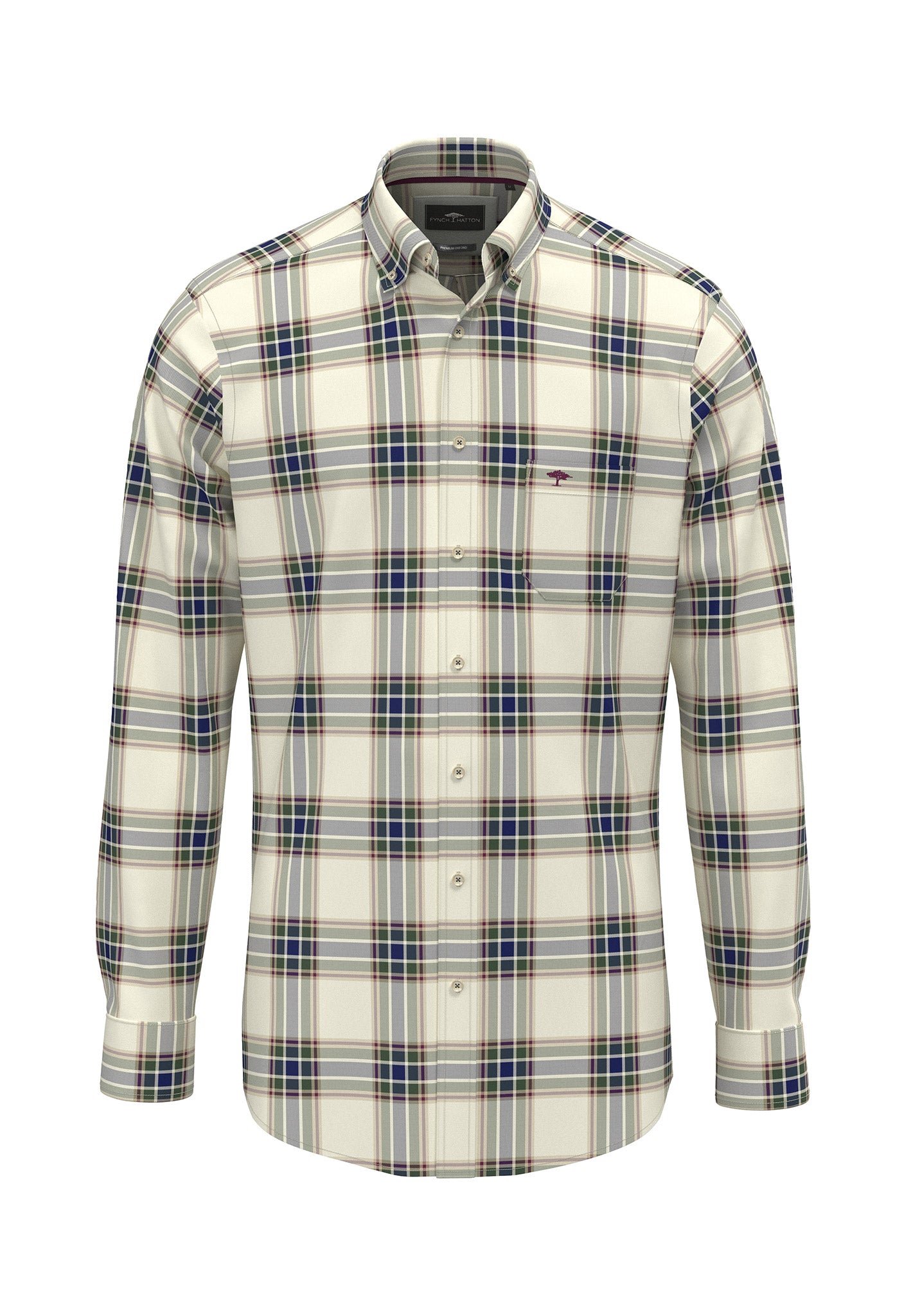 Washed Oxford Check, B.D., 1/1 - 15098850