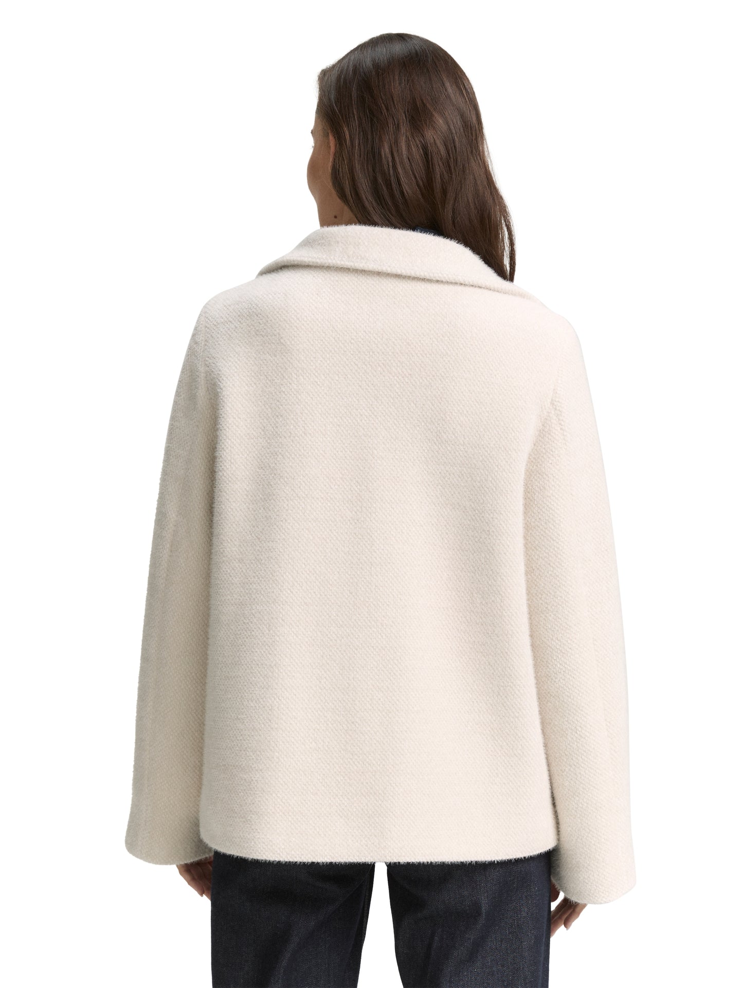structured wool look jacket - 1046601