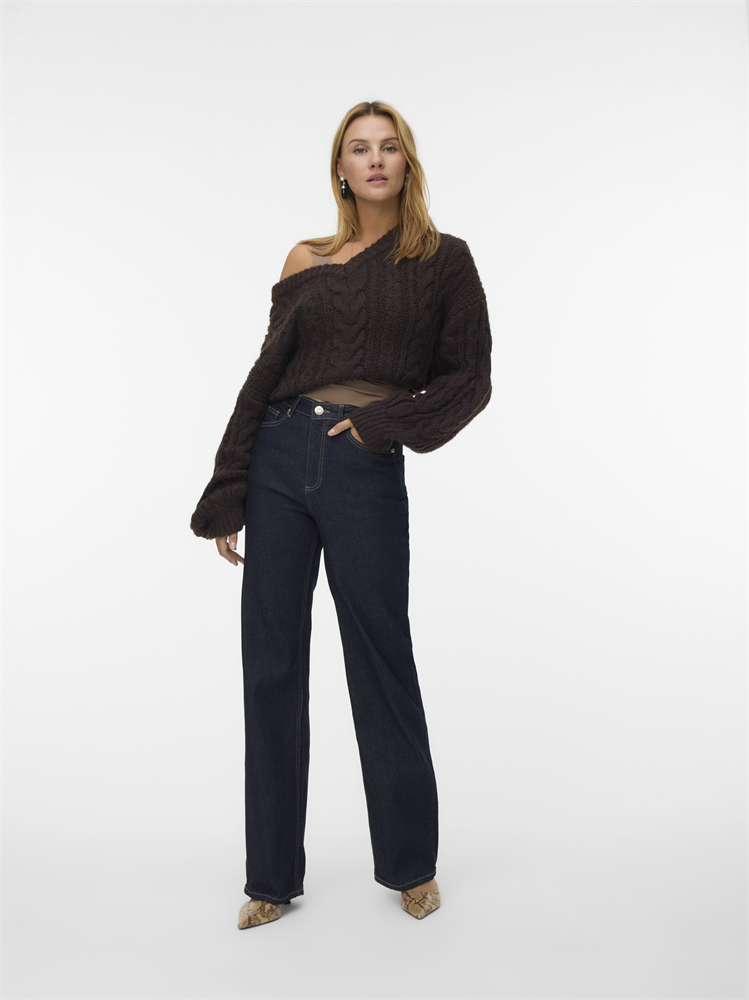 VMTESSA HR WIDE JEANS RA369 GA NOOS - 10297608