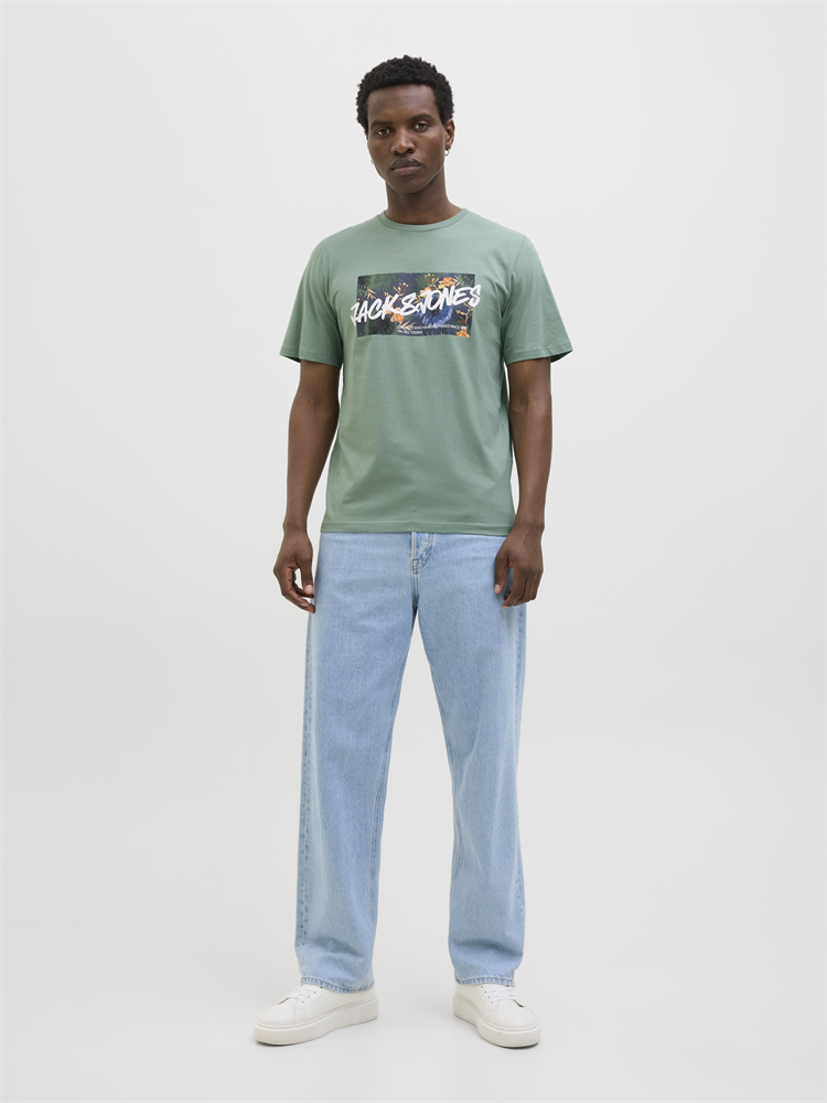 JJHAWAII SHAPE TEE SS CREW NECK LN - 12269324