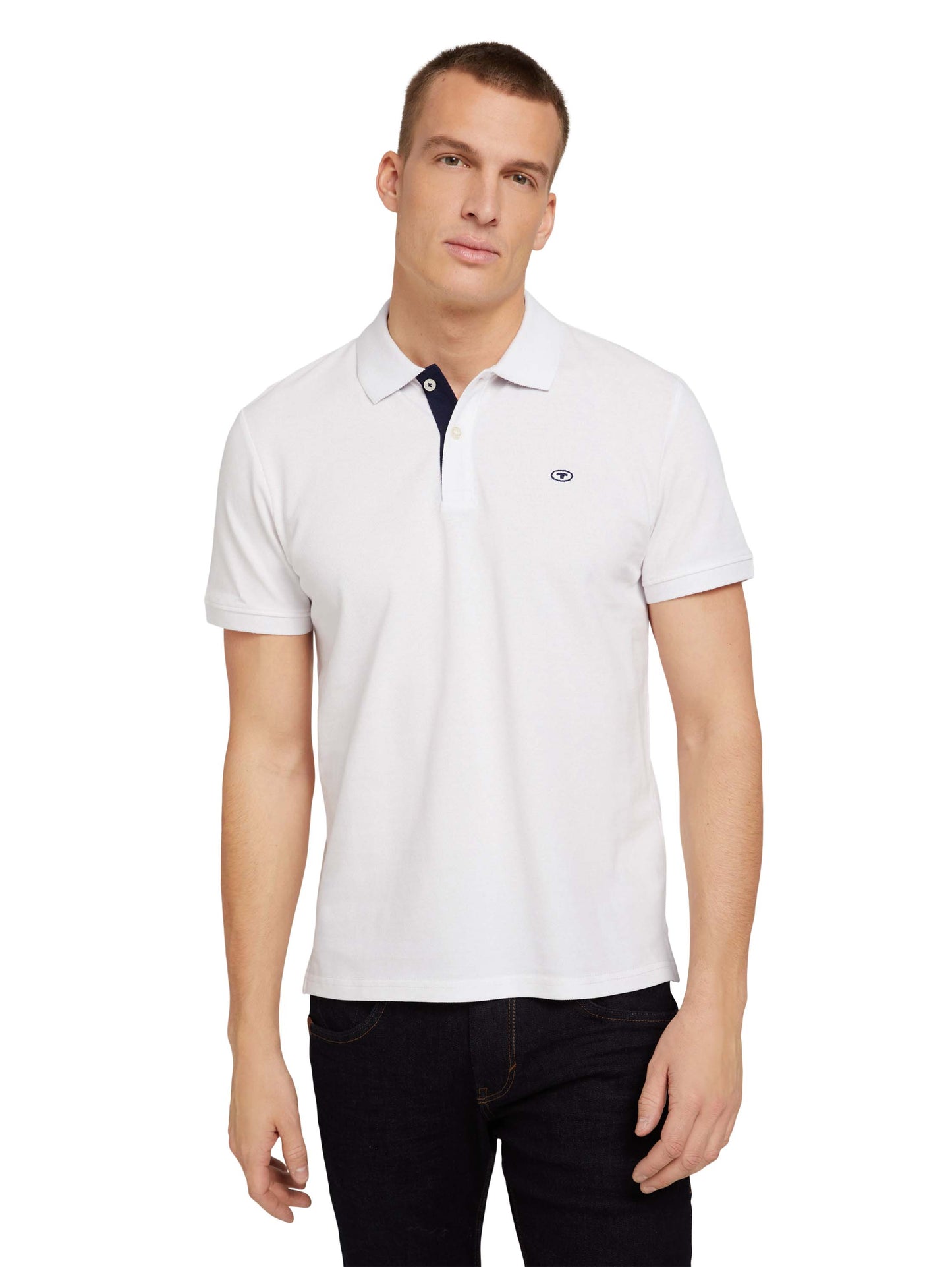 basic polo with contrast - 1027713