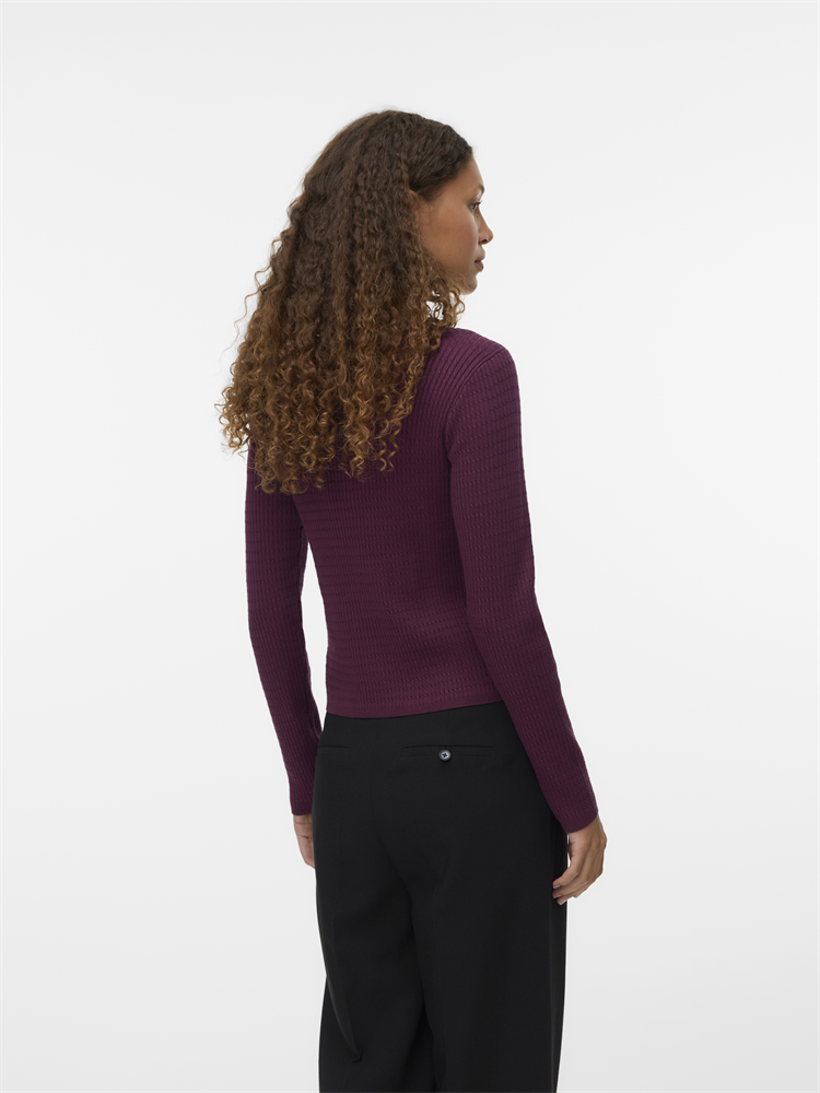 VMSILJE LS O-NECK CABLE PULLOVER - 10331852