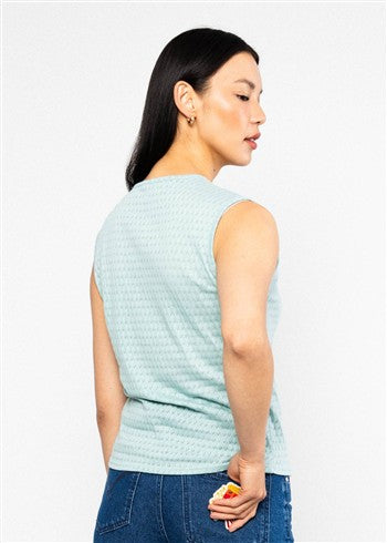 Sleeveless Top Filigree Frontluke - 001261-220