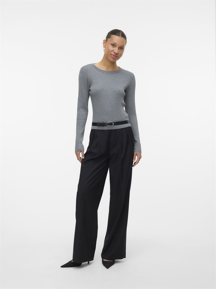 VMSILJE LS O-NECK CABLE PULLOVER - 10331852
