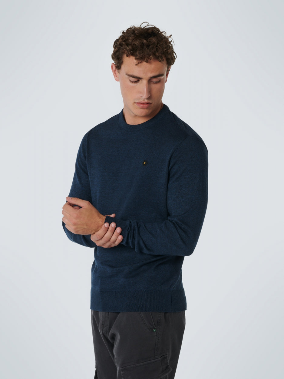 Pullover Crewneck 2 Coloured Melang - 17210880SN
