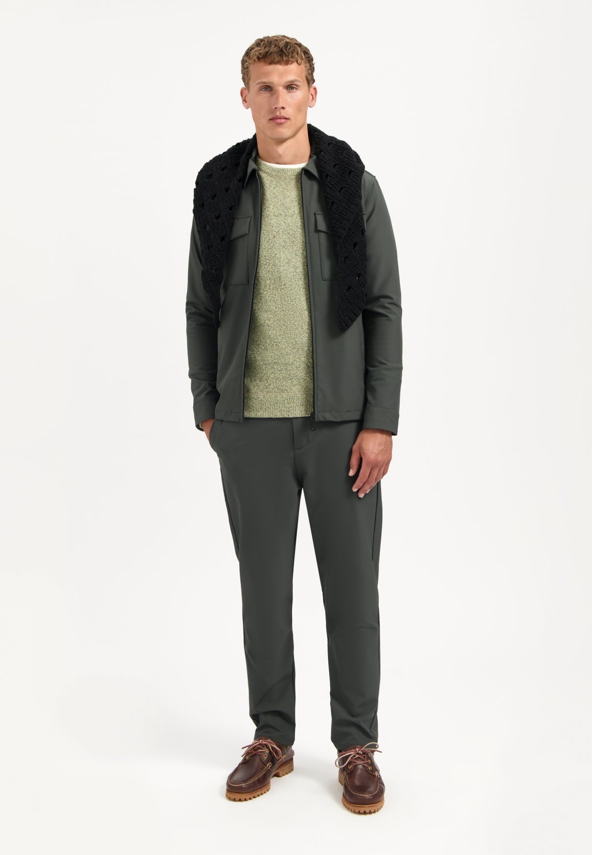 Overshirt Full Zipper Stretch Sedoc - 29510804