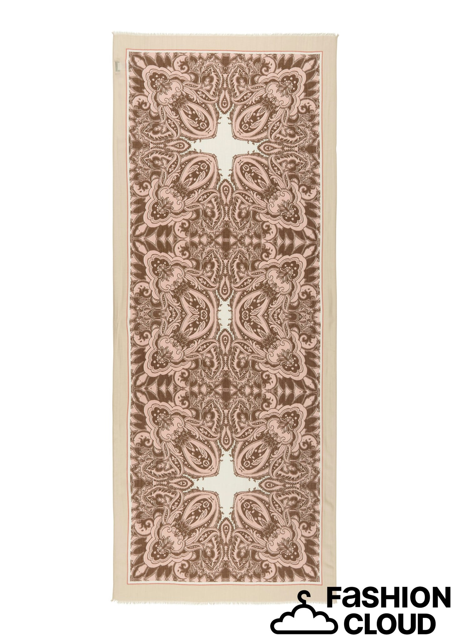 Scarf, woven, cotton-modal, various - 508819502057