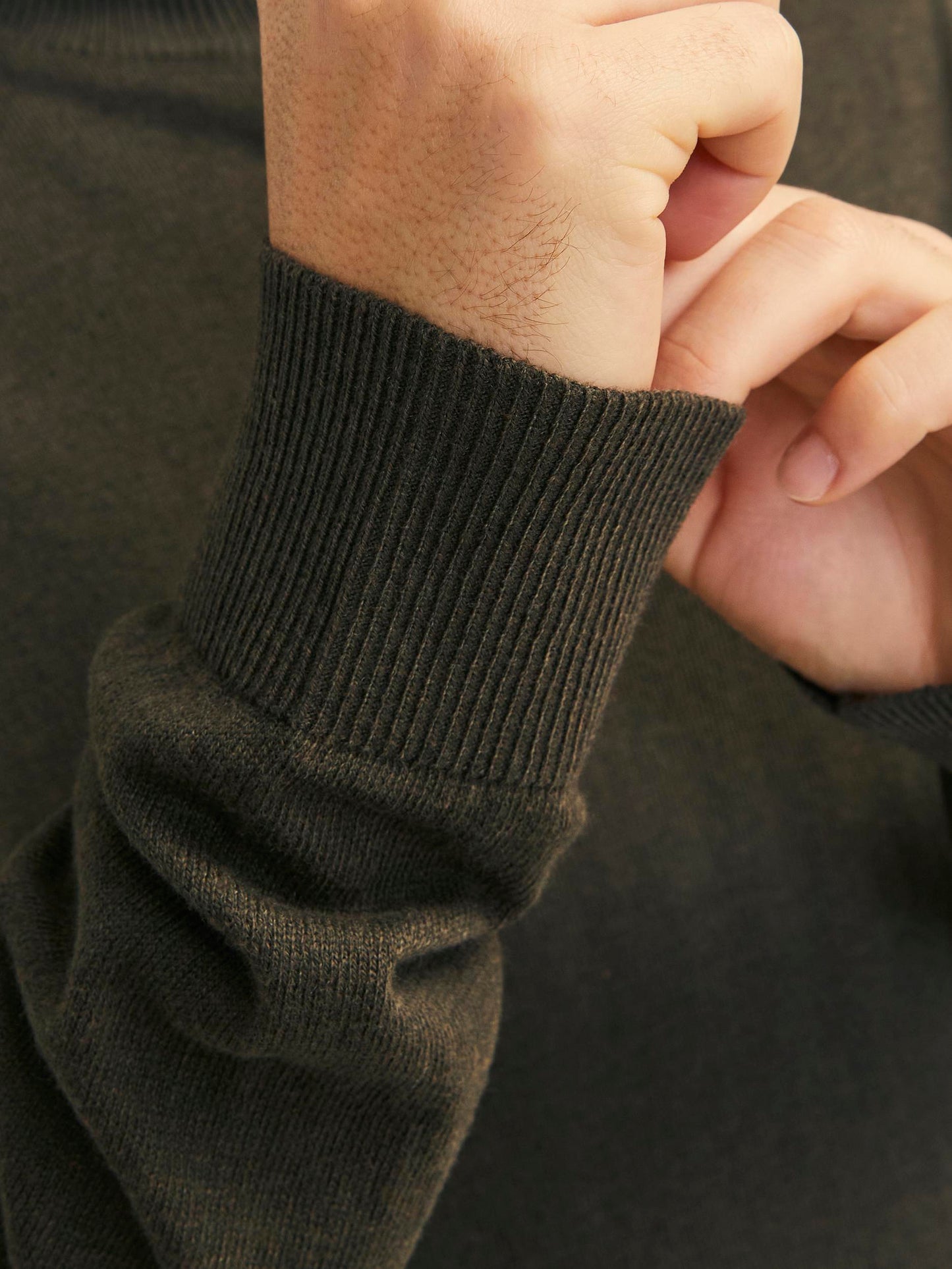 JJEEMIL KNIT ROLL NECK NOOS - 12157417