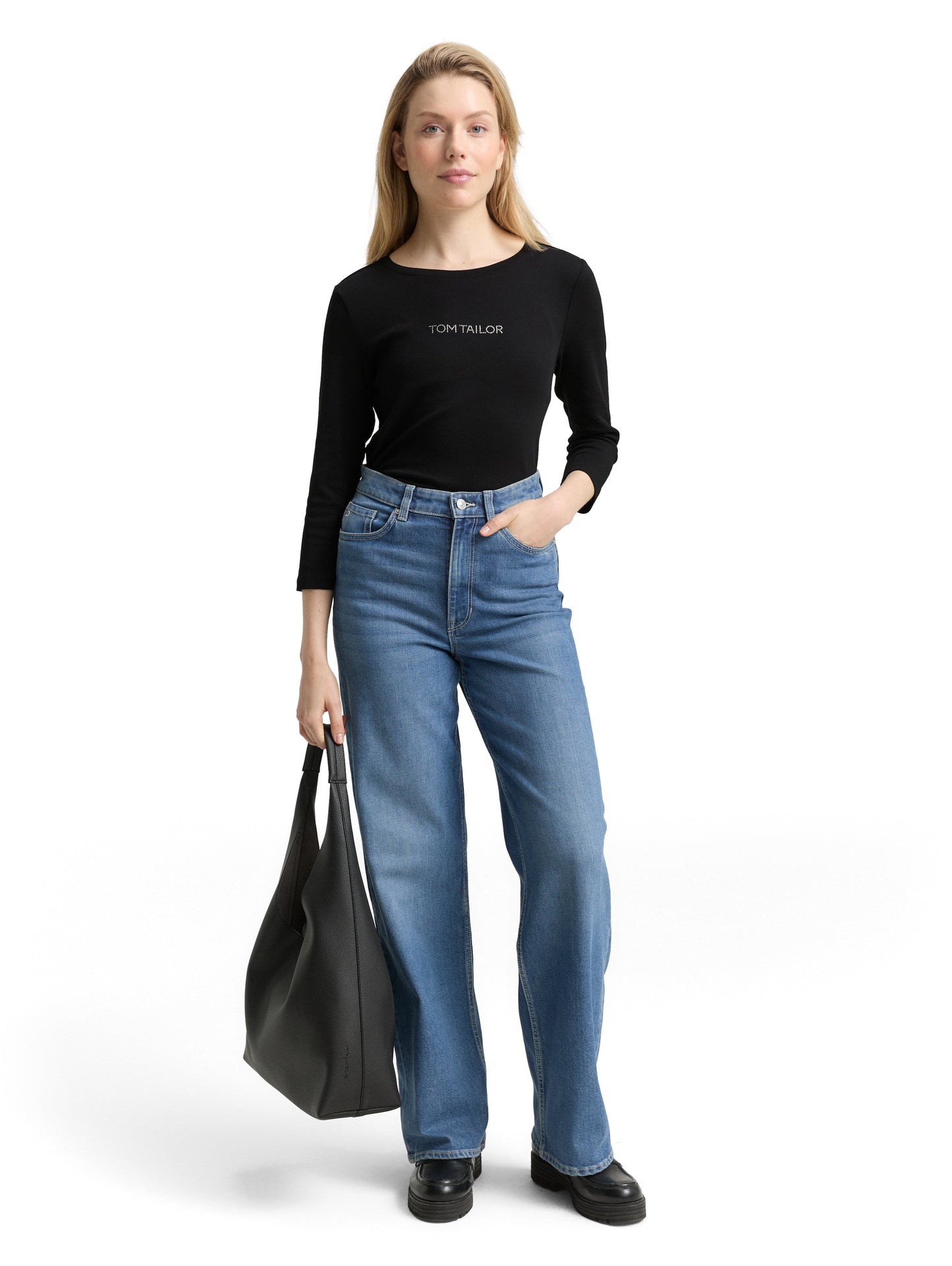 T-shirt front glitter logo - 1048941