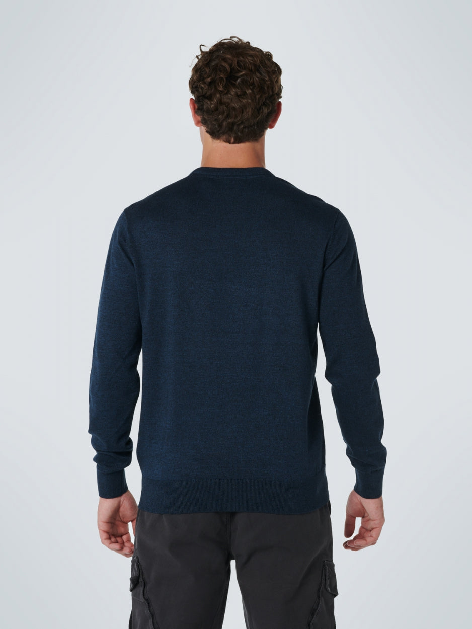 Pullover Crewneck 2 Coloured Melang - 17210880SN