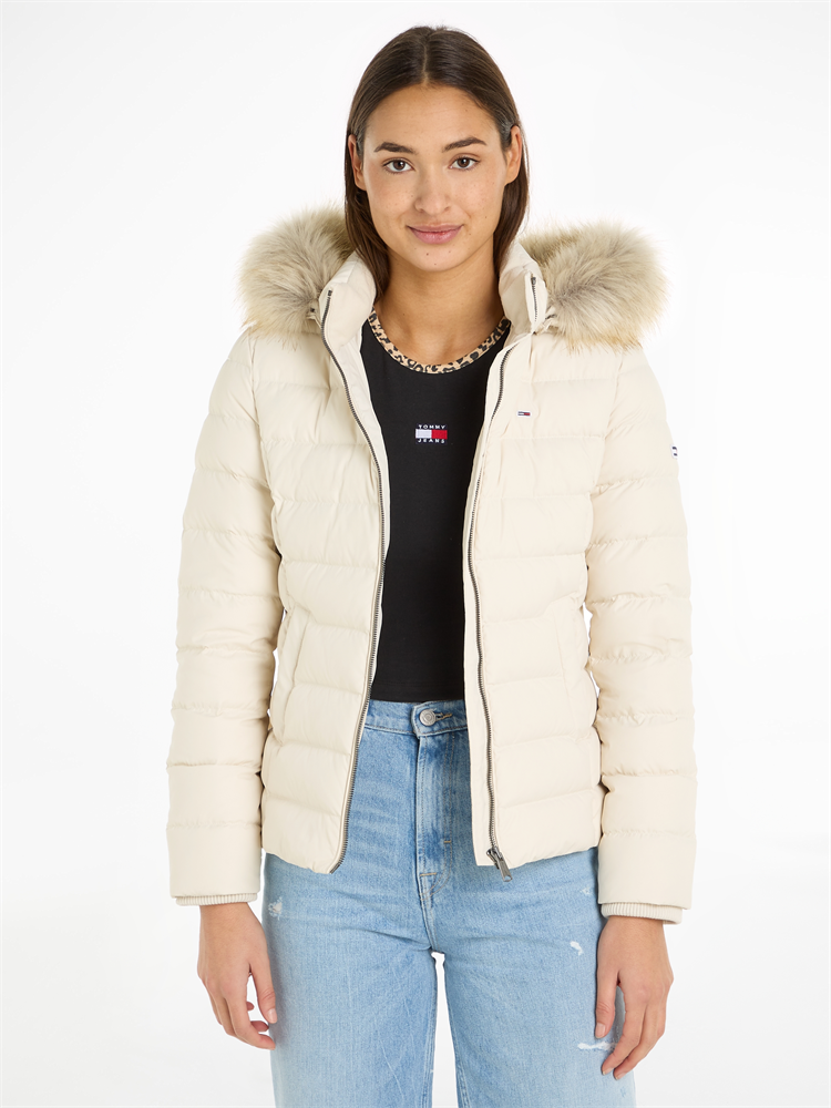 TJW BASIC HOODED DOWN JACKET - DW0DW08588