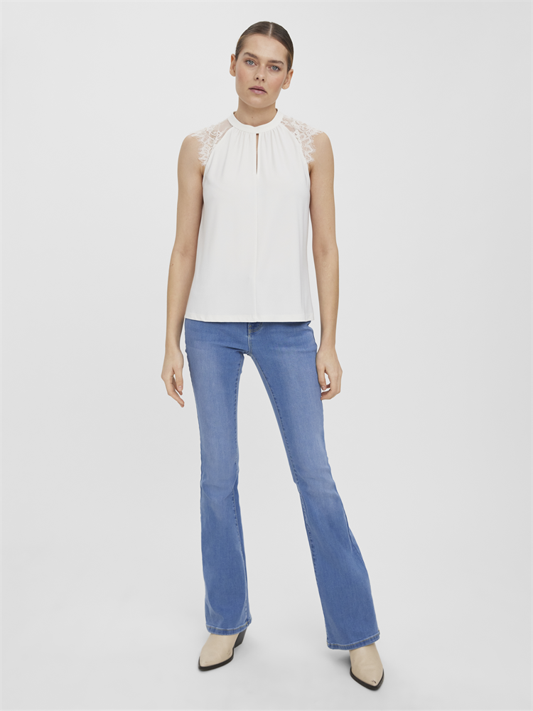 VMMILLA SL LACE TEE GA NOOS - 10226072