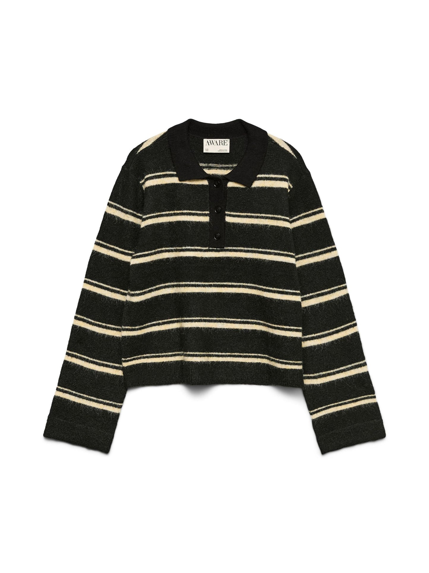 AWTACEY LS POLO KNIT - 10334366