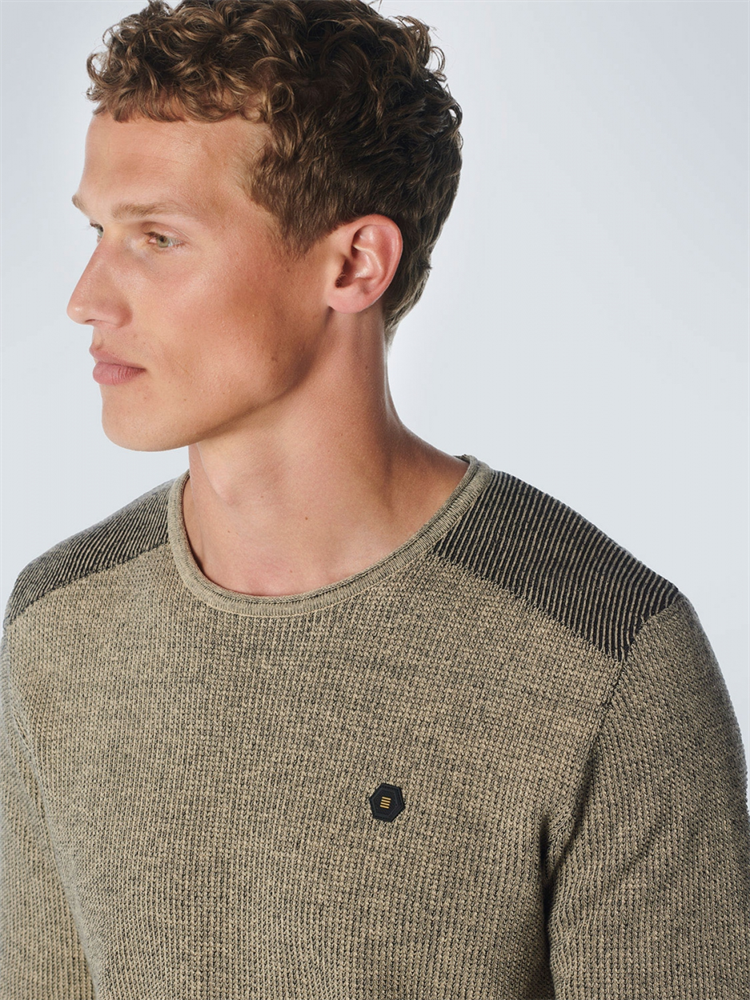 Pullover Crewneck 2 Coloured Jacqua - 21230821SN