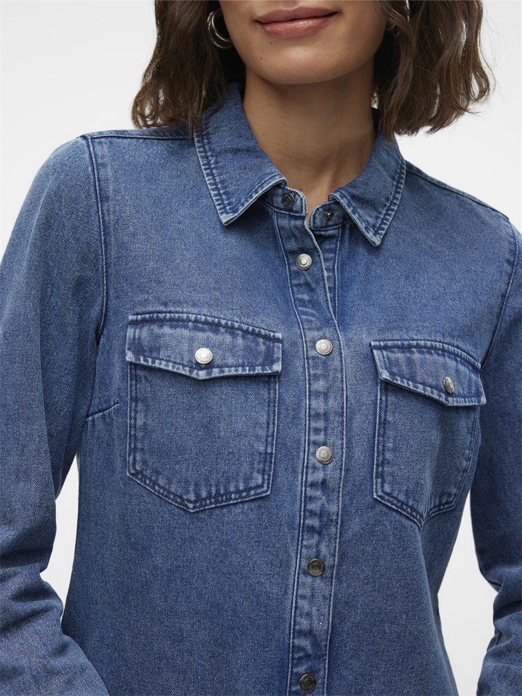 VMJENNIE LS DENIM SHIRT MIX GA NOOS - 10313726