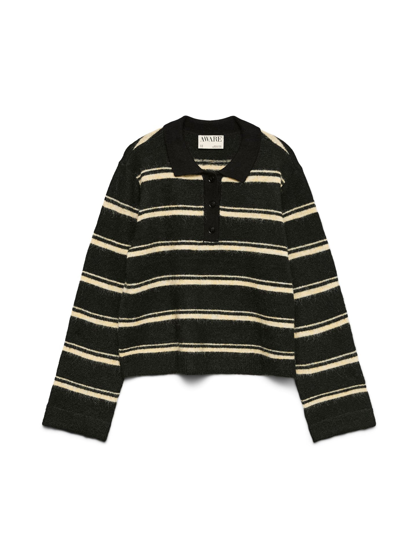 AWTACEY LS POLO KNIT - 10334366