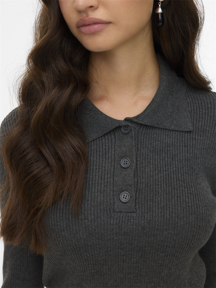 VMSILJERIB LS POLONECK PULLOVER NOO - 10336674