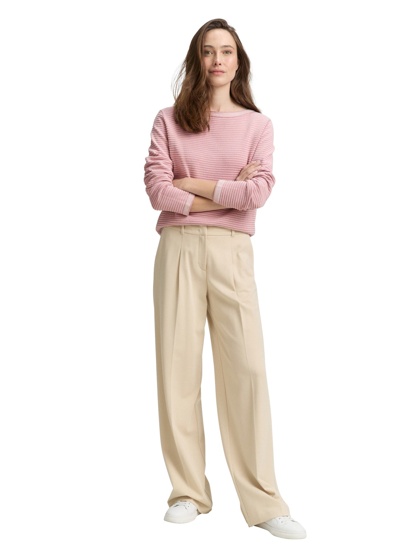 knit pullover with bubble stru - 1047681