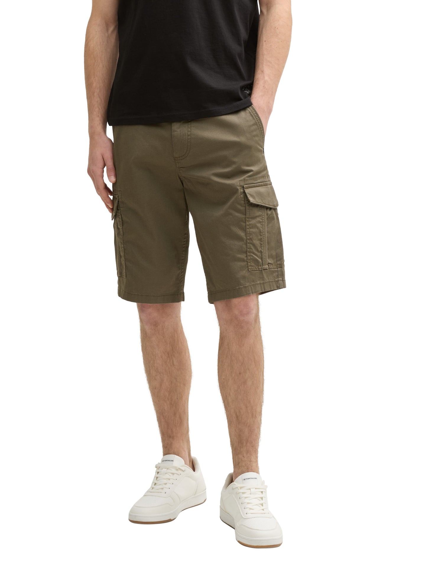 regular printed cargo shorts - 1044709