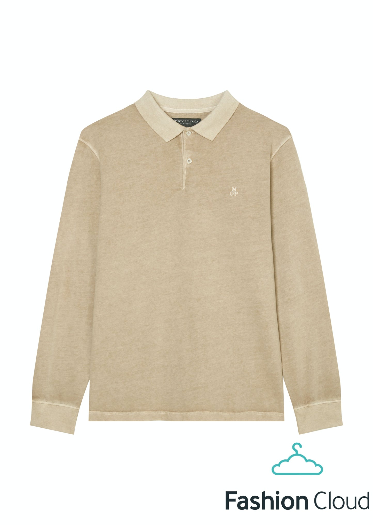 Polo shirt, long sleeve, rib collar - 228223655004