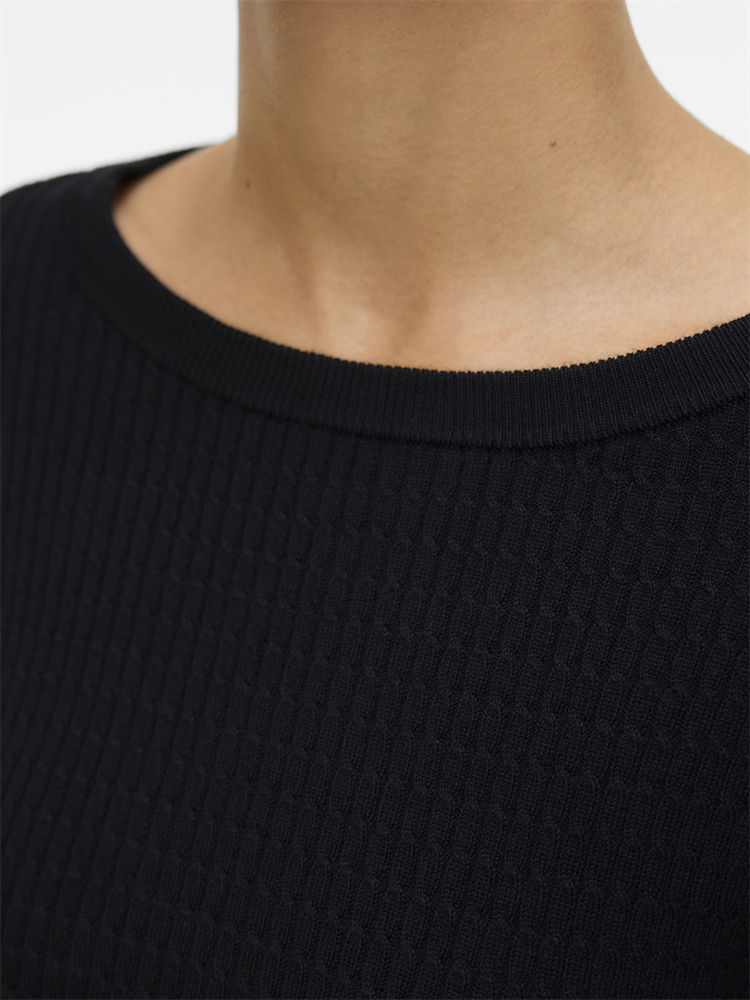 VMSILJE LS O-NECK CABLE PULLOVER - 10331852
