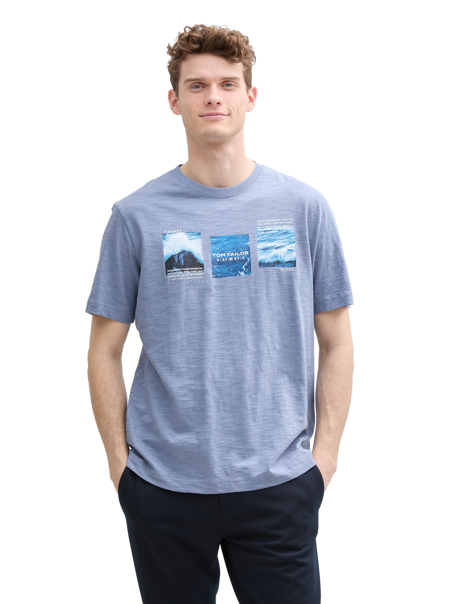slub photoprint t-shirt - 1045692