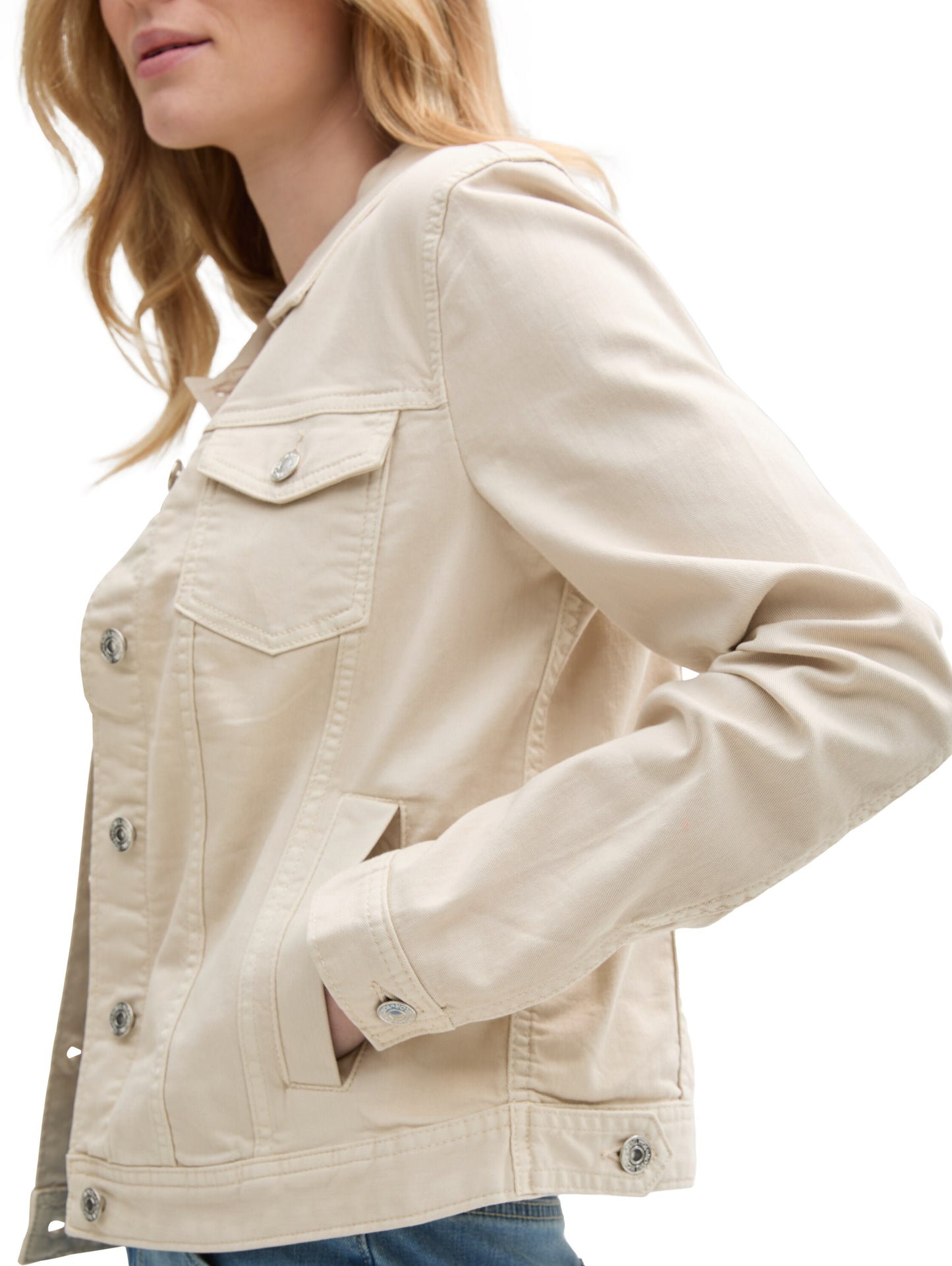 colored denim jacket - 1045390