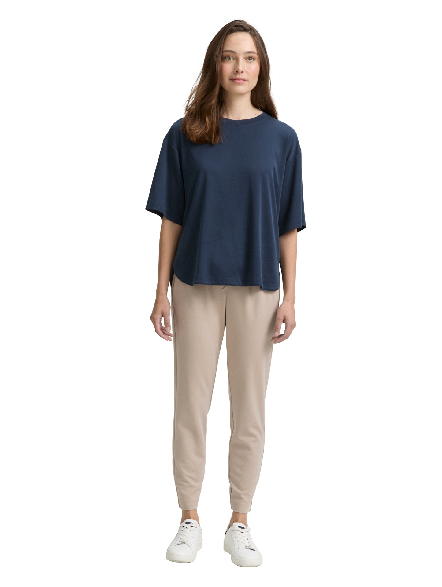 jersey loose fit pants ankle - 1008375