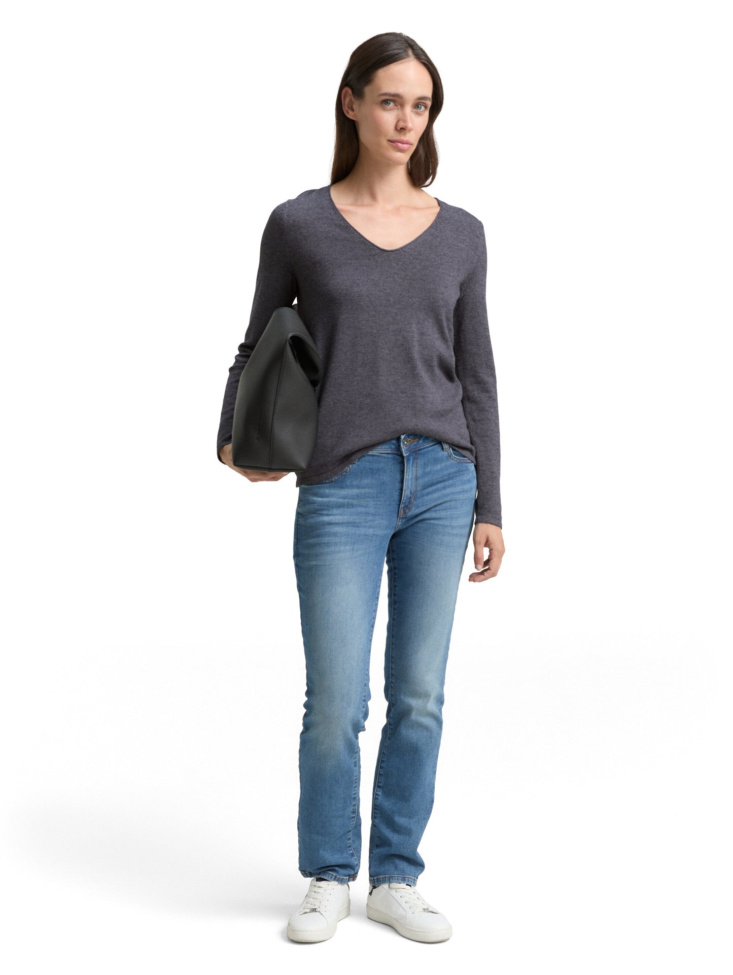 sweater basic v-neck - 1012976