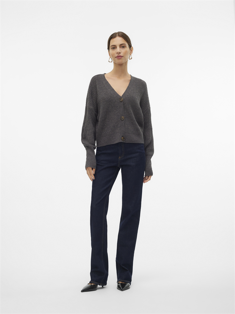 VMLEA LS V-NECK CUFF CARDIGAN NOOS - 10249632