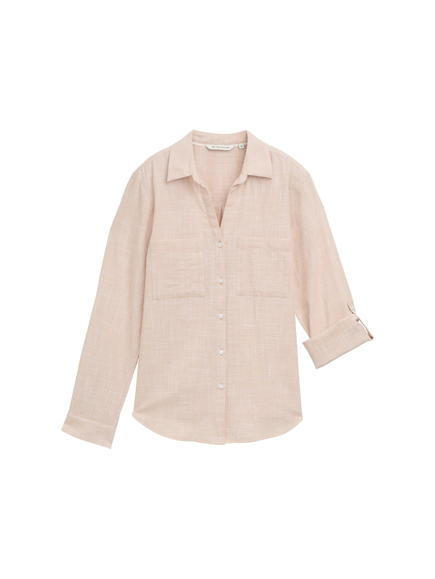 blouse with slub structure - 1035247