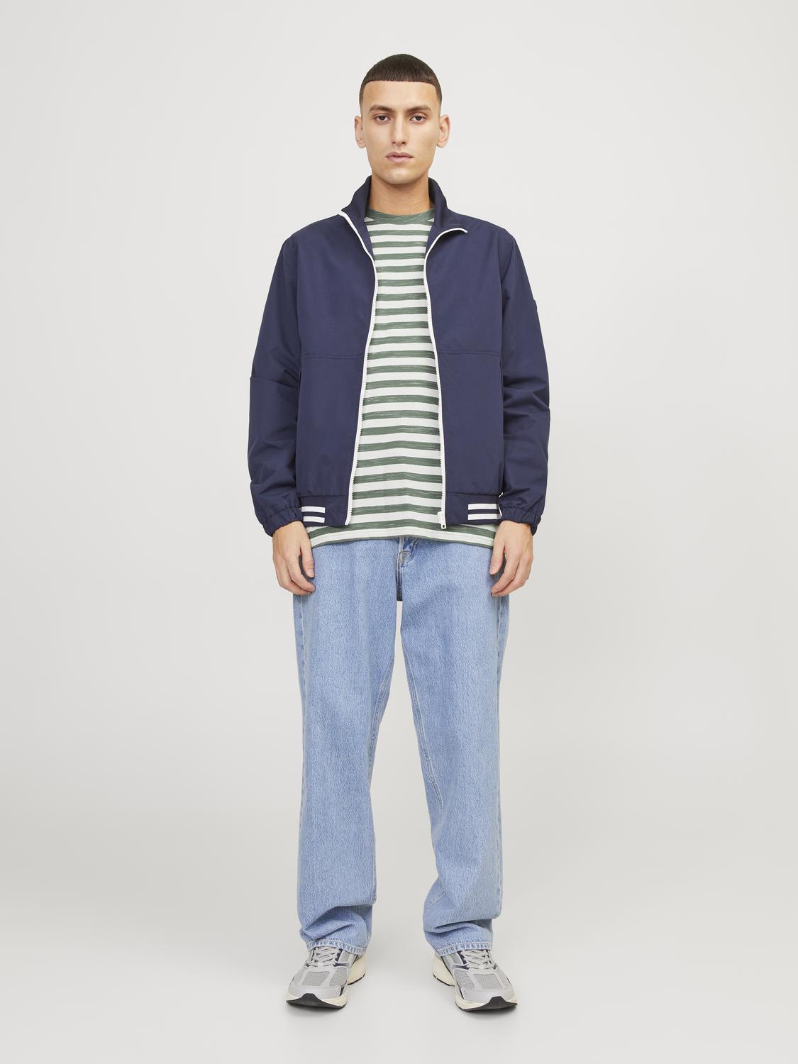 JORTAMPA STRIPE TEE SS CREW NECK - 12252176