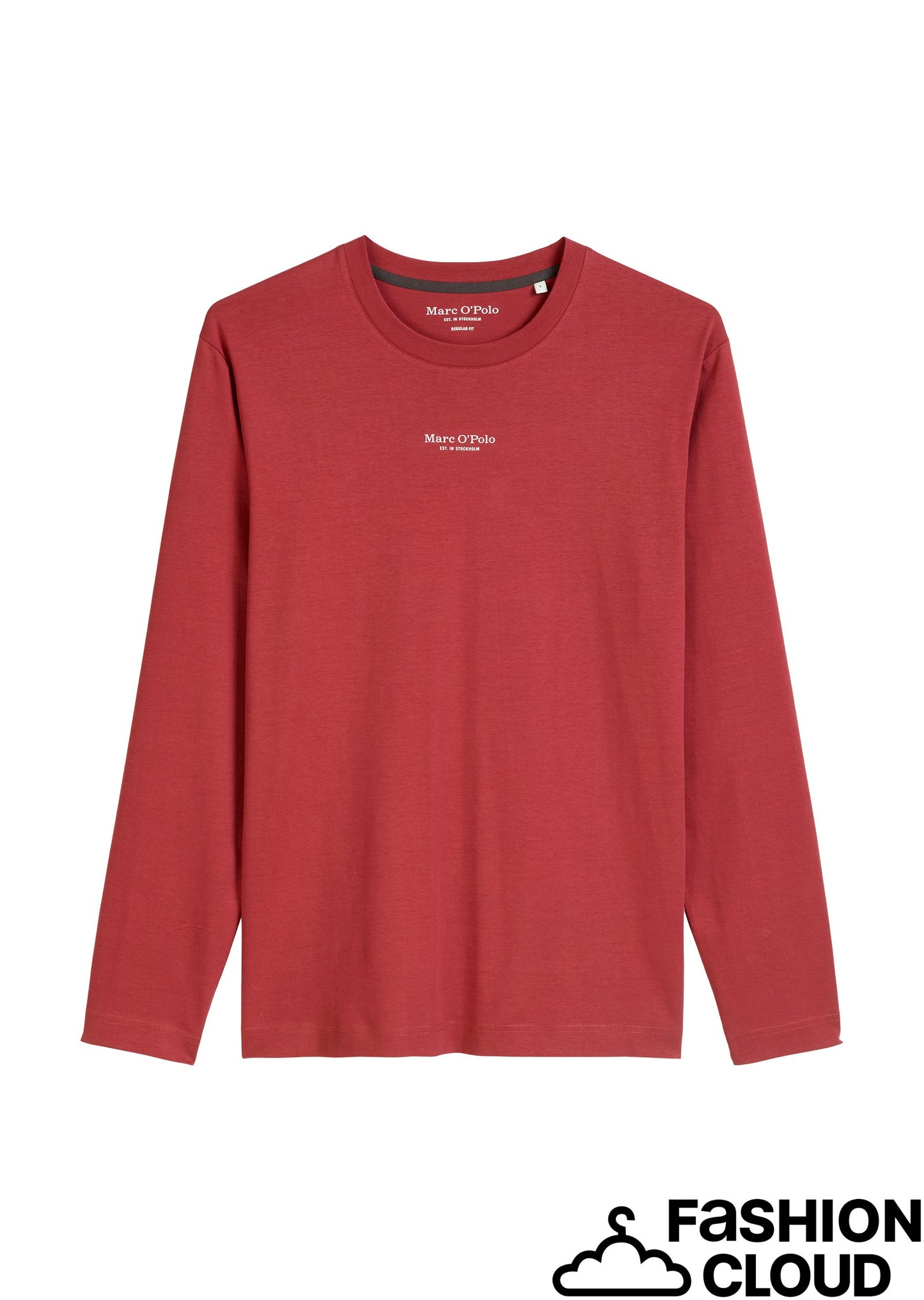 T-shirt, long sleeve, logo print at - 528201252020