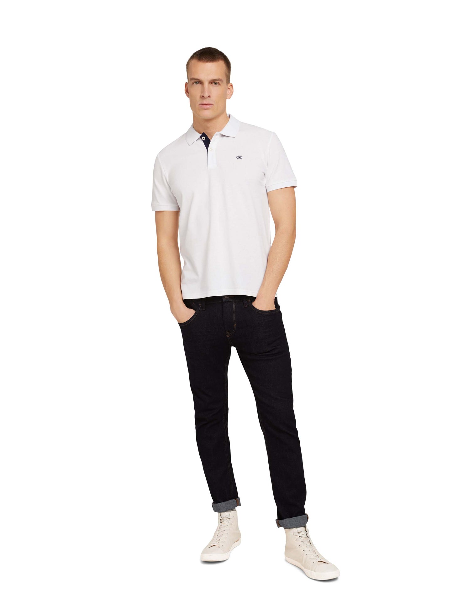 basic polo with contrast - 1027713