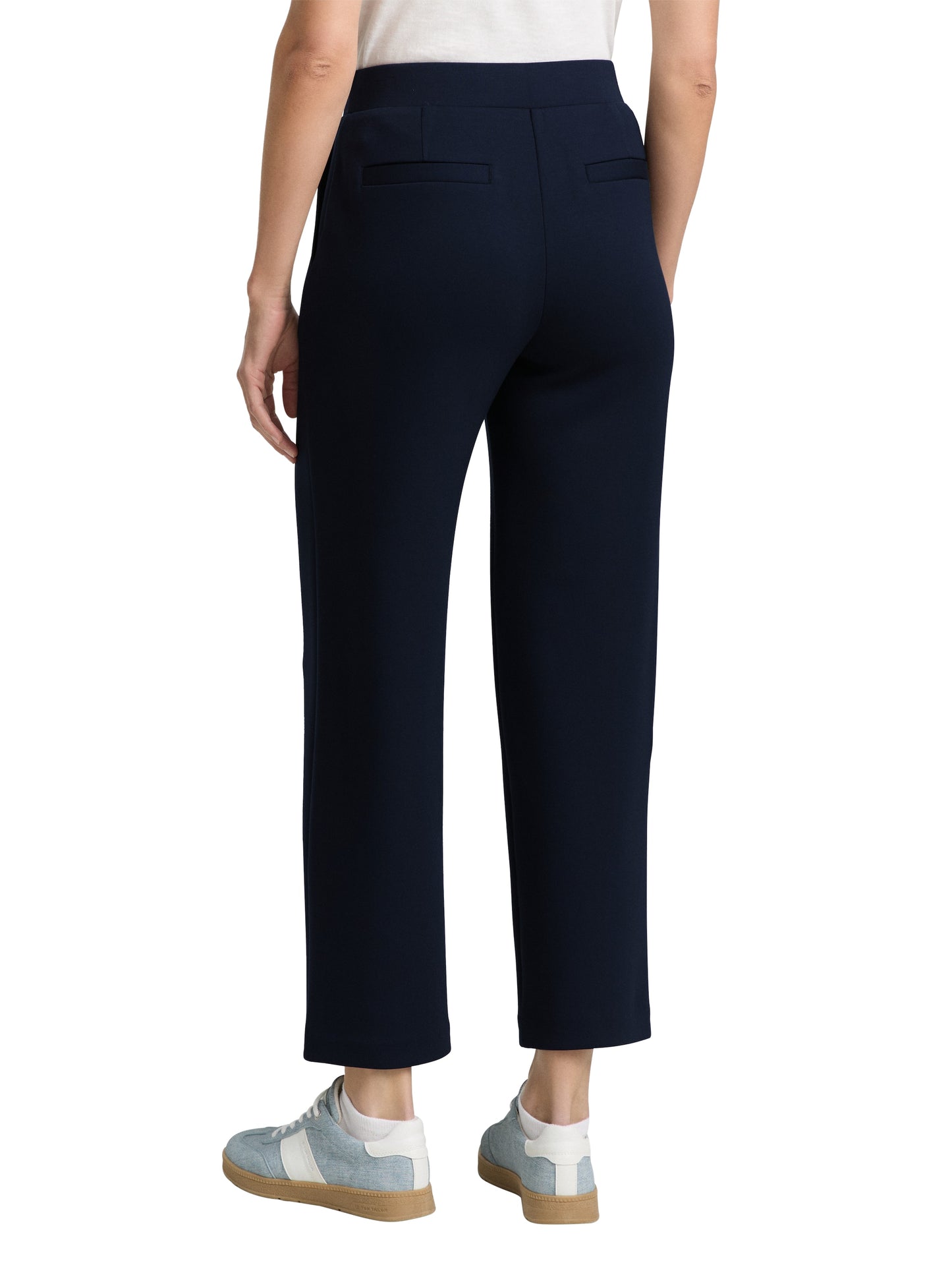 straight leg scuba pants - 1047656