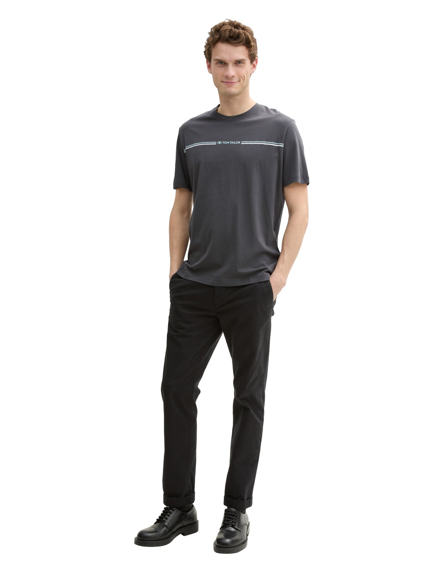 printed crewneck t-shirt - 1037803
