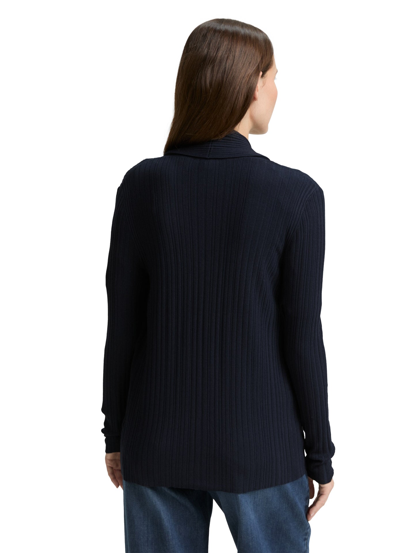 knit rib cardigan - 1047688