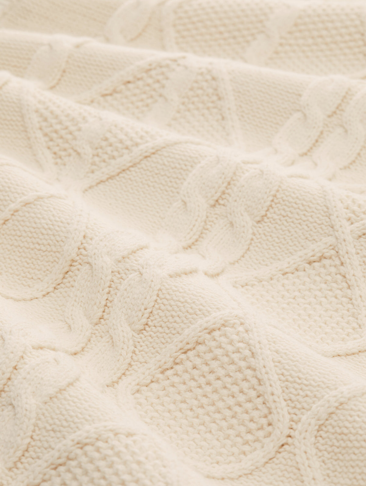 cable crewneck knit - 1043343