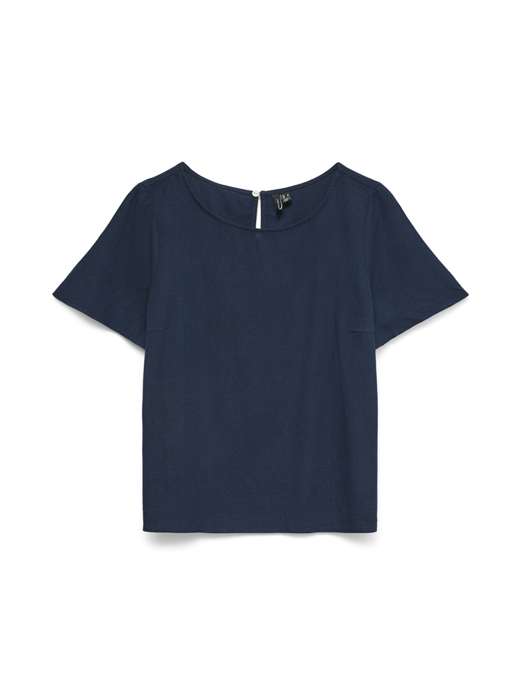VMMYMILO SS O-NECK TOP WVN GA BOO - 10340317