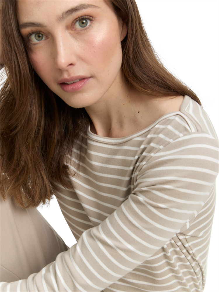 T-shirt striped boatneck - 1047730