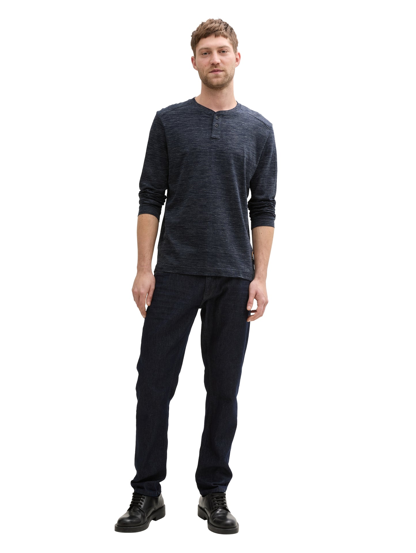 injected t-shirt henley - 1045672