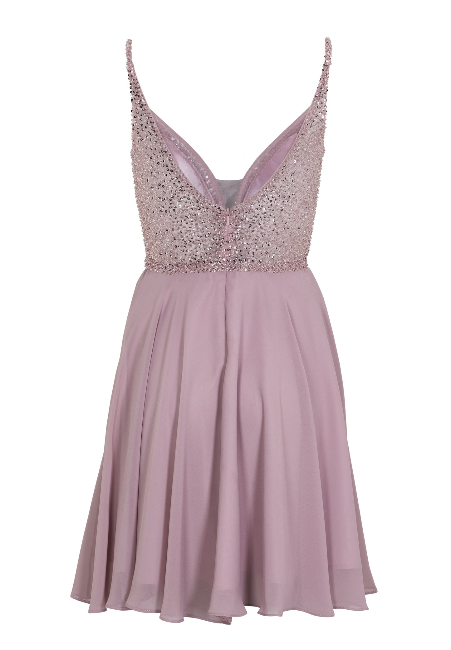 Midikleid aus Material-Mix - 5AE19300