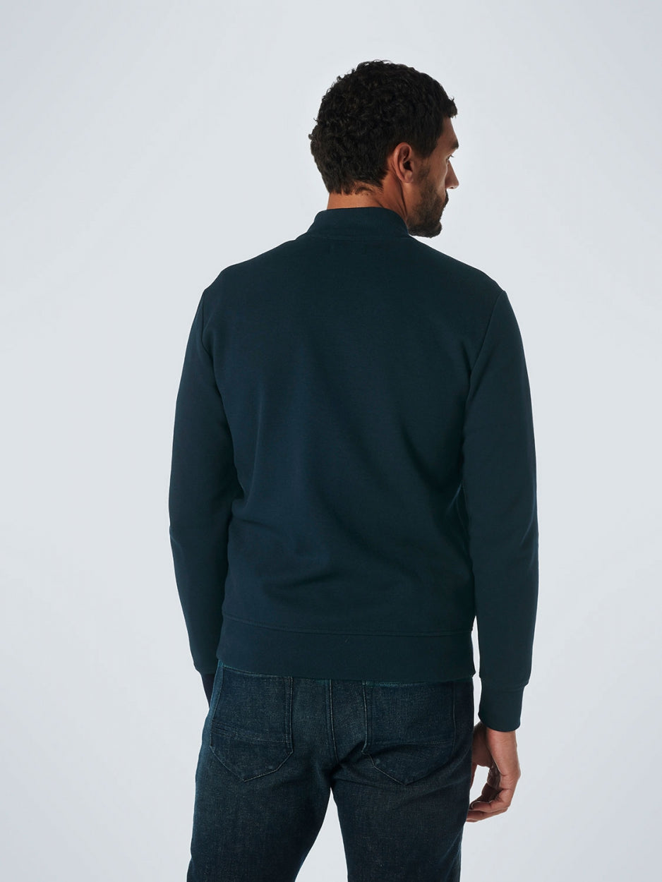 Sweater Full Zipper Twill Jacquard - 21100823SN