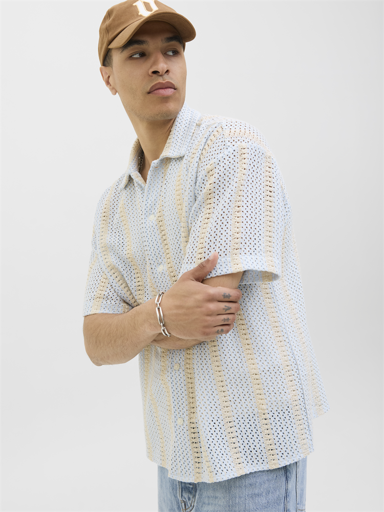 JORBELLAGIO CROCHET SHIRT SS SN - 12277295