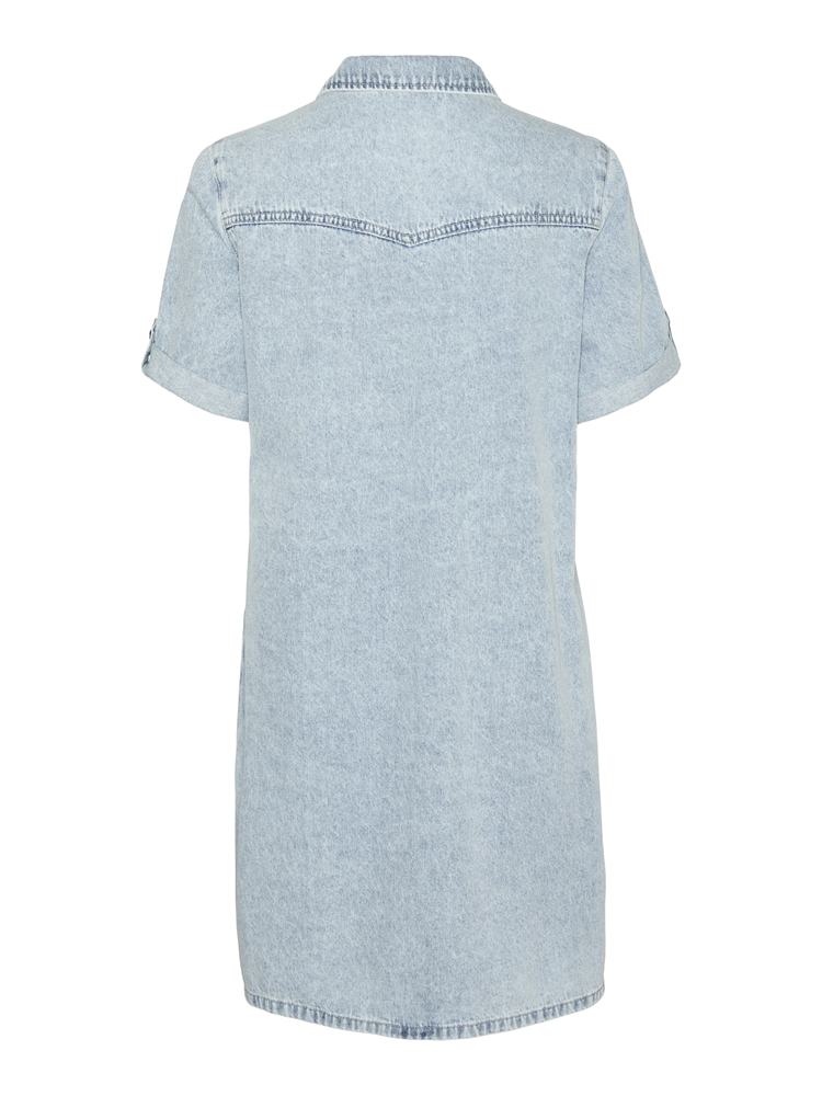 VMJENNIE SS SHORT DENIM DRESS GA NO - 10309665